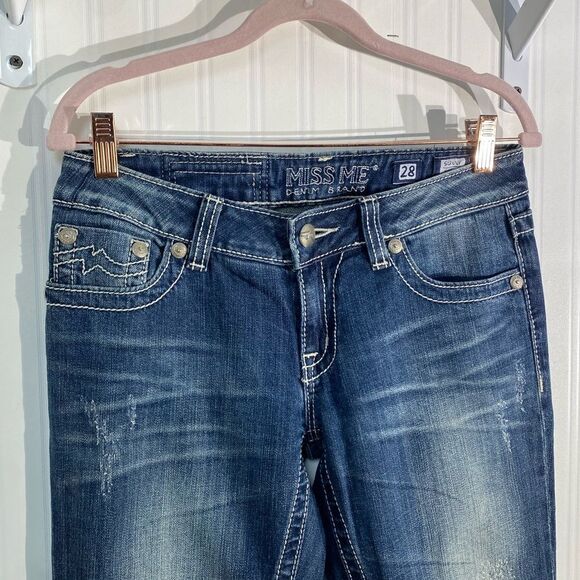 Miss‎ me light wash bootcut jeans Sz 28 - Picture 6 of 6